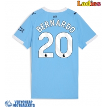 Manchester City Bernardo Silva #20 Replica Home Shirt Ladies 2025-26 Short Sleeve